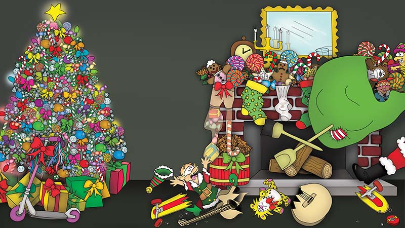Bizzy Buddies - The Night Before Christmas Vuja Day