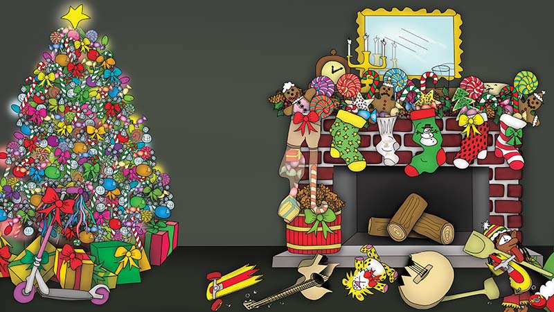 Bizzy Buddies - The Night Before Christmas Vuja Day