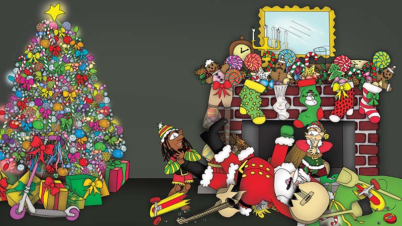 Bizzy Buddies - The Night Before Christmas Vuja Day