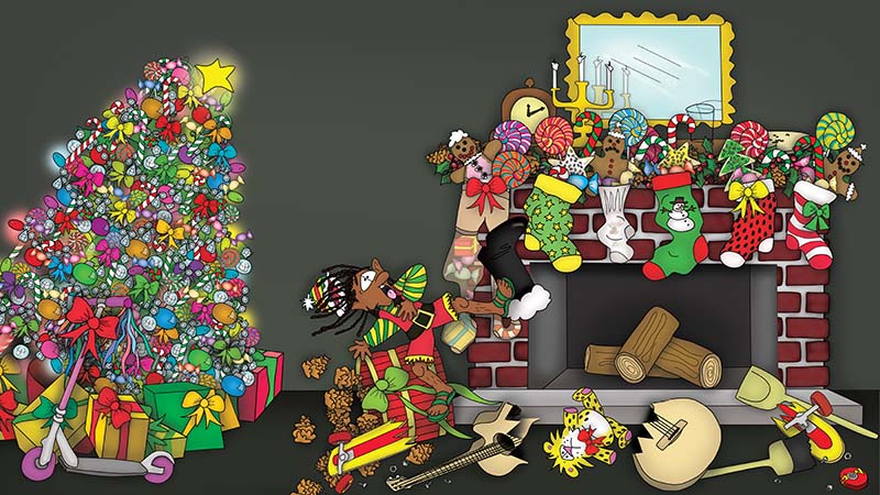 Bizzy Buddies - The Night Before Christmas Vuja Day