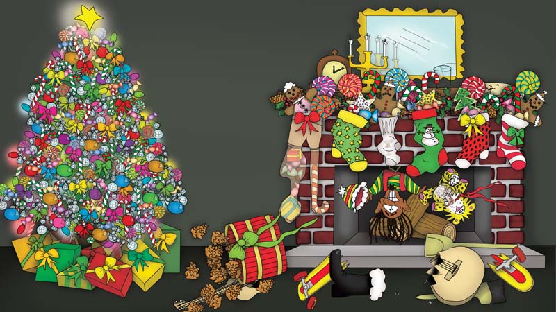 Bizzy Buddies - The Night Before Christmas Vuja Day