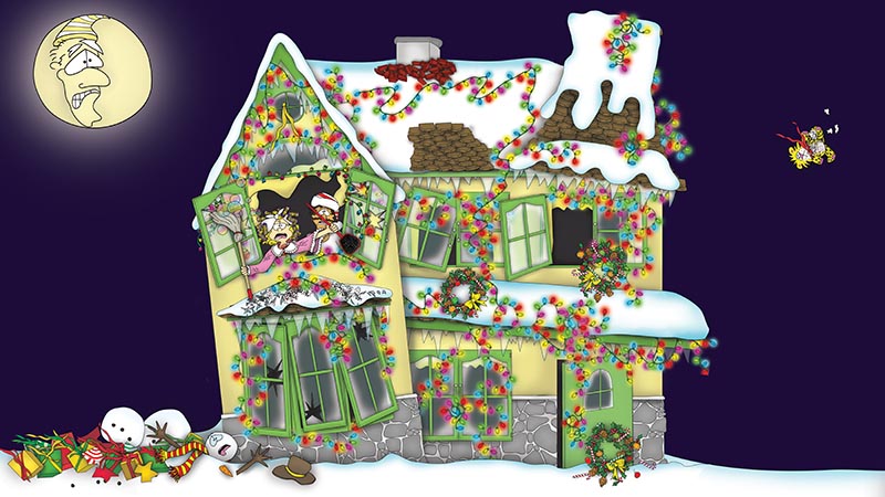 Bizzy Buddies - The Night Before Christmas Vuja Day