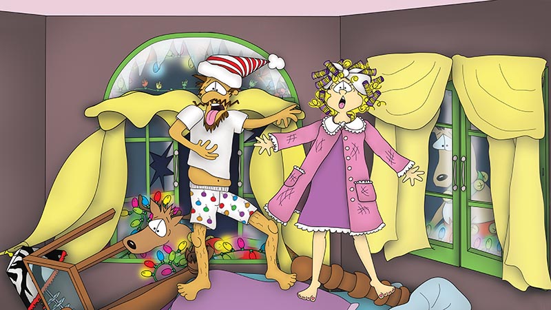 Bizzy Buddies - The Night Before Christmas Vuja Day