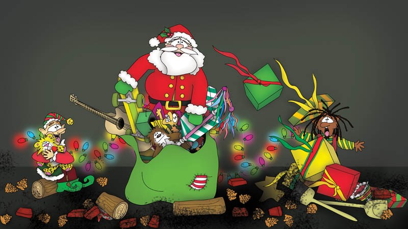 Bizzy Buddies - The Night Before Christmas Vuja Day