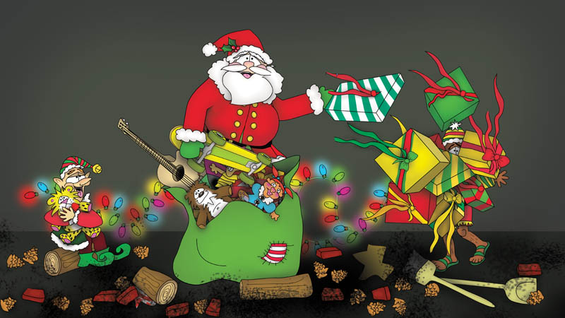Bizzy Buddies - The Night Before Christmas Vuja Day
