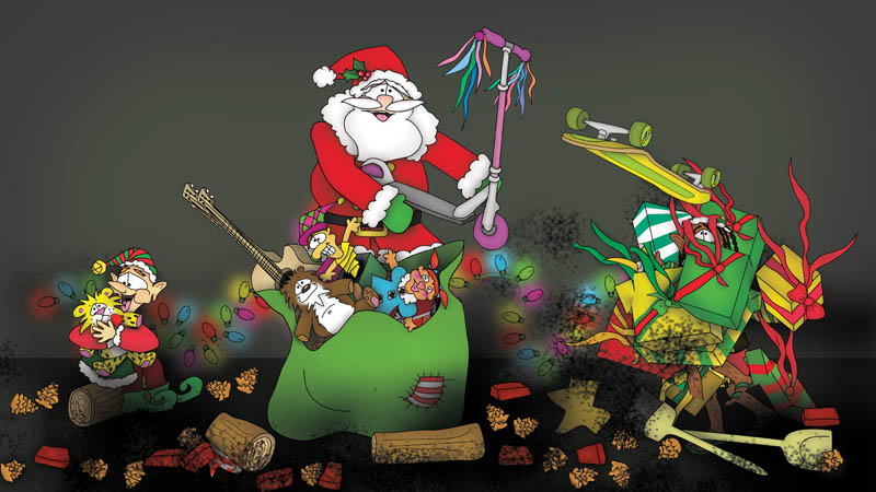 Bizzy Buddies - The Night Before Christmas Vuja Lauri Day