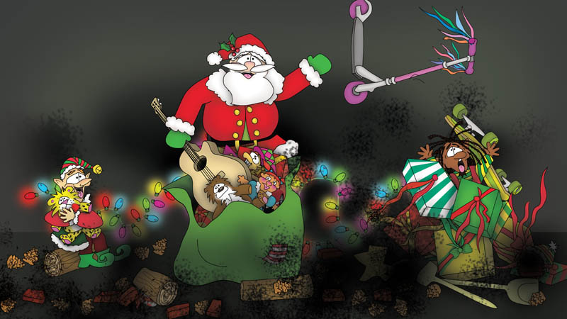 Bizzy Buddies - The Night Before Christmas Vuja Lauri Day