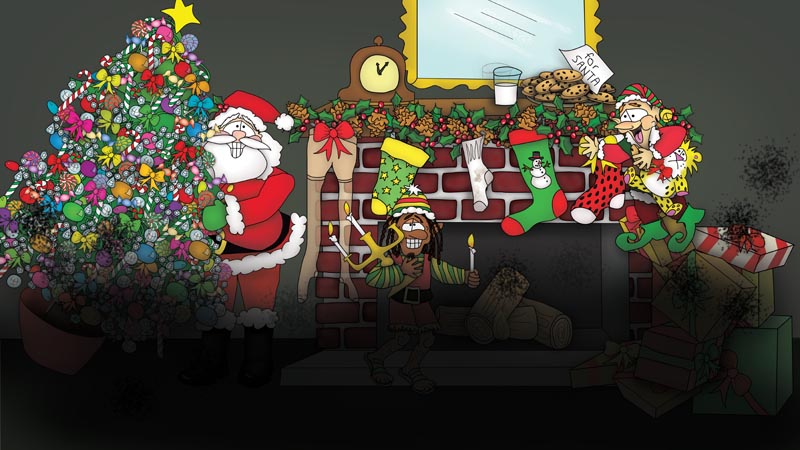 Bizzy Buddies - The Night Before Christmas Vuja Day