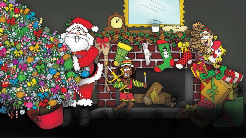 Bizzy Buddies - The Night Before Christmas Vuja Day