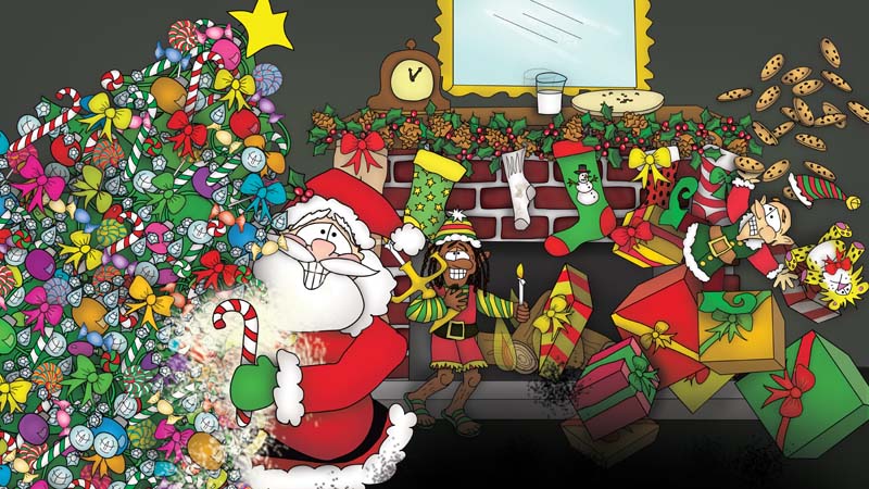 Bizzy Buddies - The Night Before Christmas Vuja Lauri Day