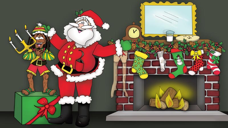 Bizzy Buddies - The Night Before Christmas Vuja Lauri Day