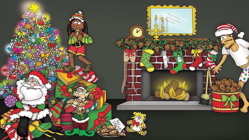 Bizzy Buddies - The Night Before Christmas Vuja Lauri Day