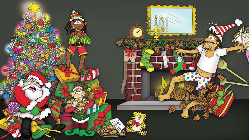 Bizzy Buddies - The Night Before Christmas Vuja Lauri Day