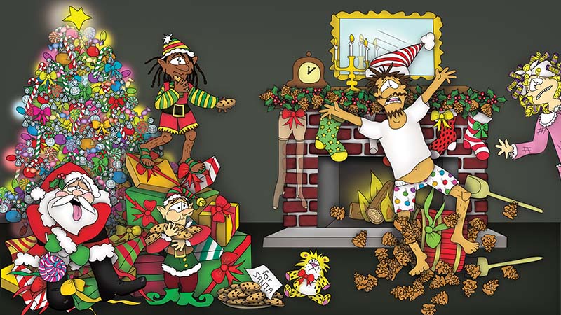 Bizzy Buddies - The Night Before Christmas Vuja Day