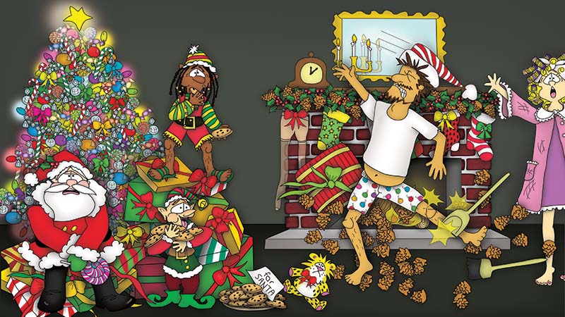 Bizzy Buddies - The Night Before Christmas Vuja Day