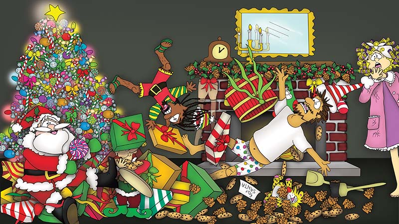 Bizzy Buddies - The Night Before Christmas Vuja Day