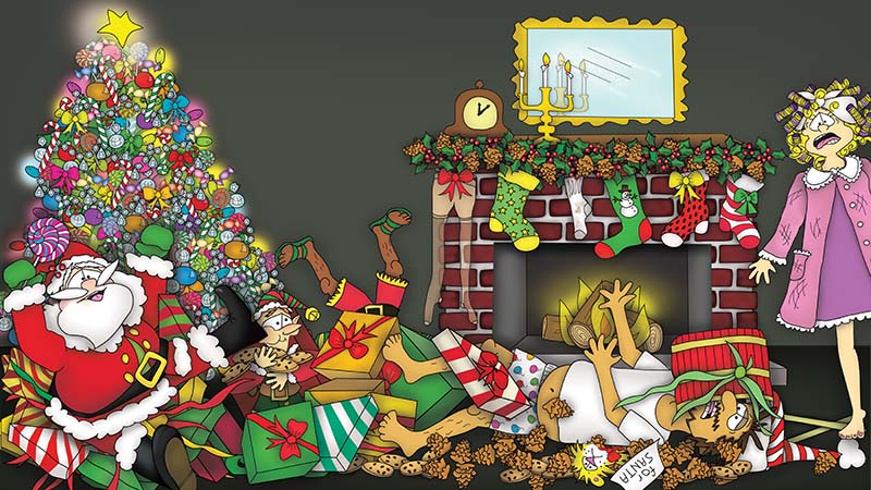 Bizzy Buddies - The Night Before Christmas Vuja Day