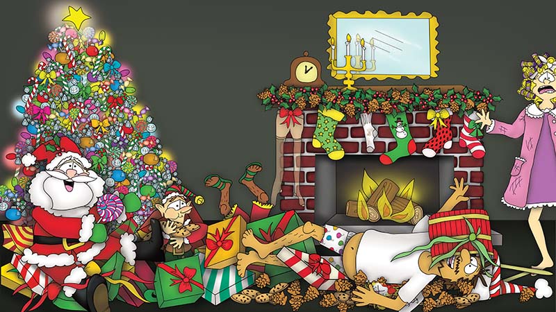 Bizzy Buddies - The Night Before Christmas Vuja Day