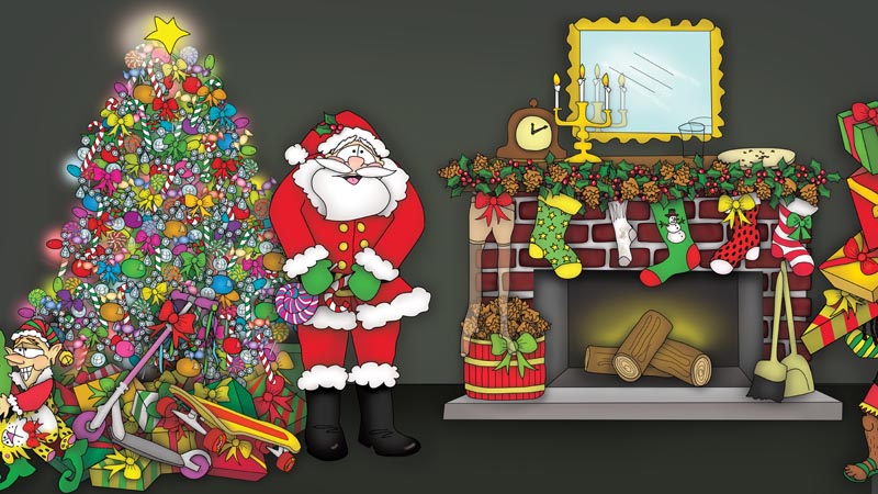 Bizzy Buddies - The Night Before Christmas Vuja Day