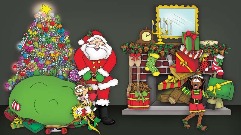Bizzy Buddies - The Night Before Christmas Vuja Day