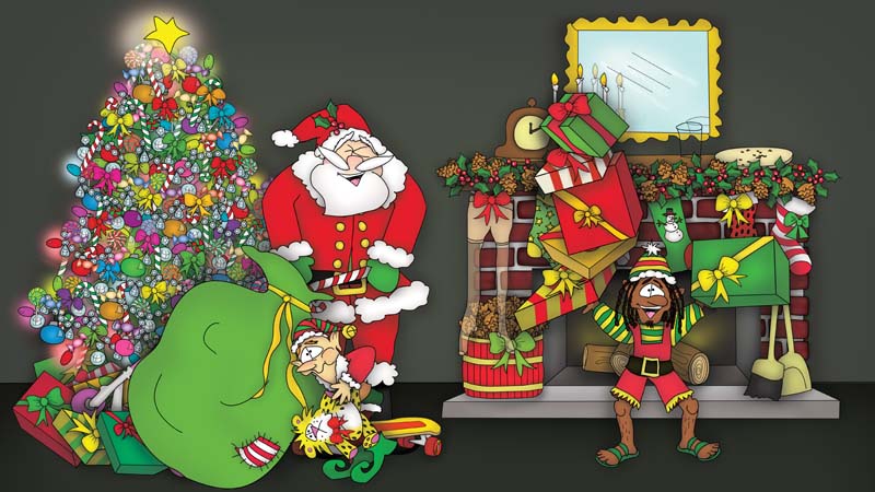 Bizzy Buddies - The Night Before Christmas Vuja Day