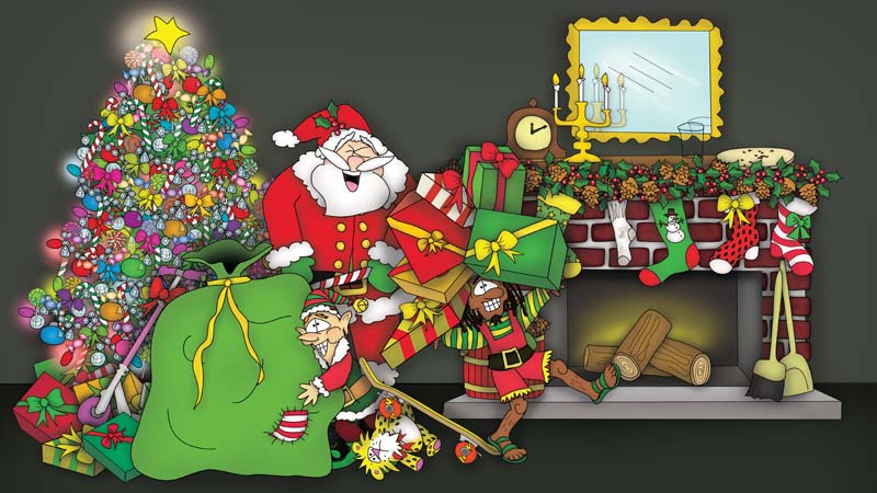 Bizzy Buddies - The Night Before Christmas Vuja Day