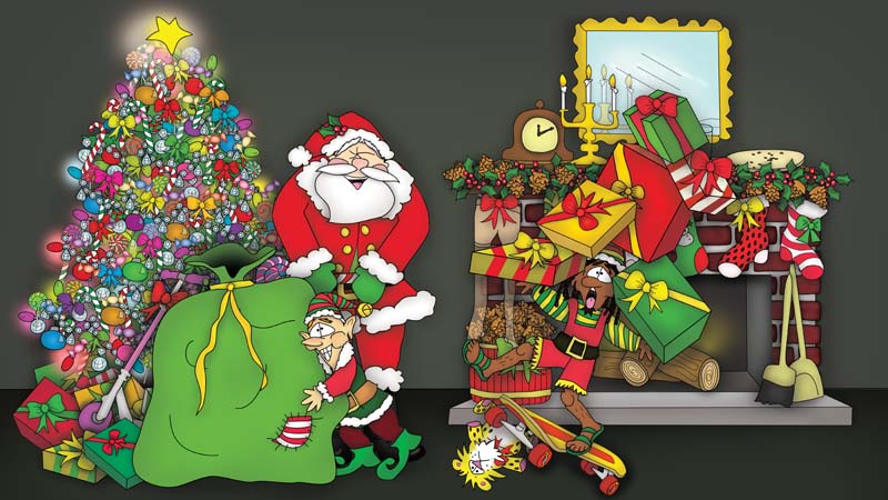 Bizzy Buddies - The Night Before Christmas Vuja Day