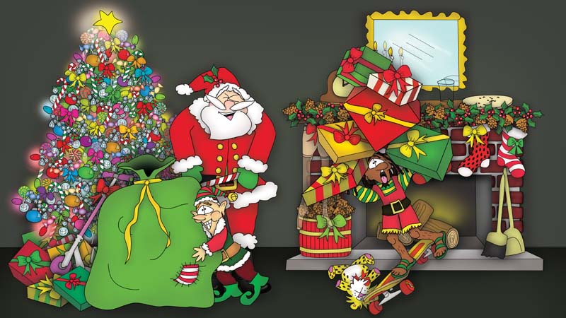 Bizzy Buddies - The Night Before Christmas Vuja Day