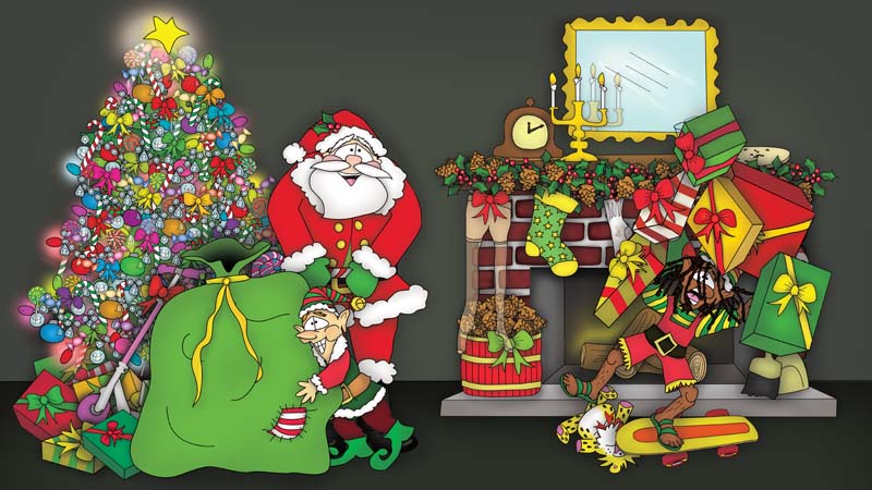 Bizzy Buddies - The Night Before Christmas Vuja Day