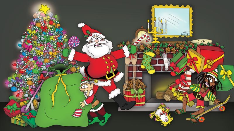 Bizzy Buddies - The Night Before Christmas Vuja Day