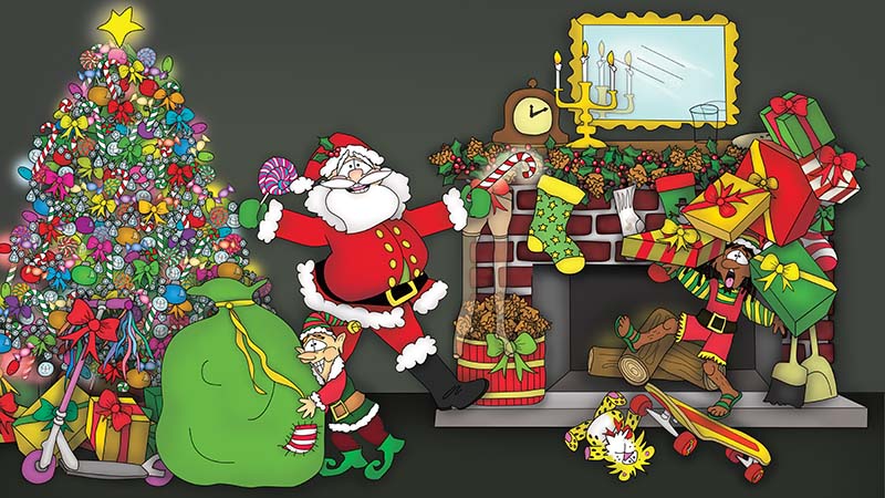 Bizzy Buddies - The Night Before Christmas Vuja Day