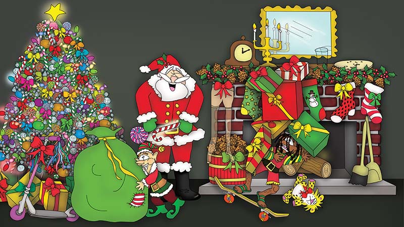 Bizzy Buddies - The Night Before Christmas Vuja Day