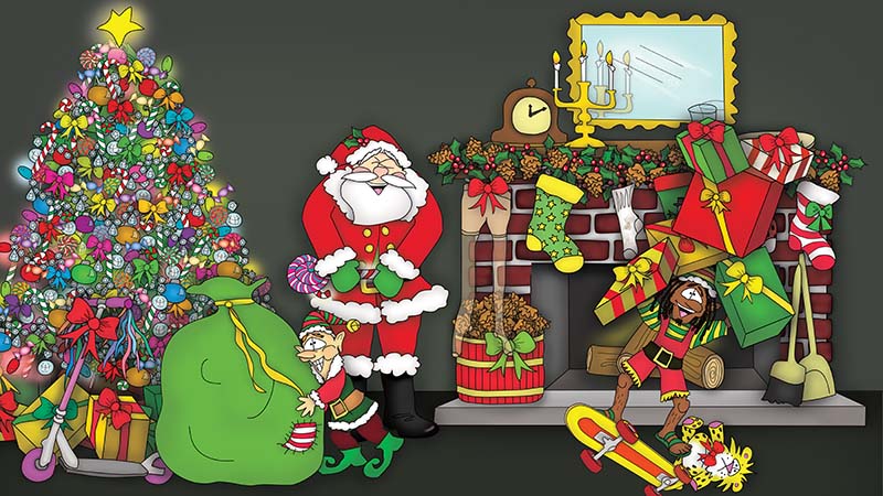 Bizzy Buddies - The Night Before Christmas Vuja Day
