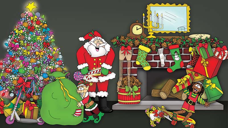 Bizzy Buddies - The Night Before Christmas Vuja Day