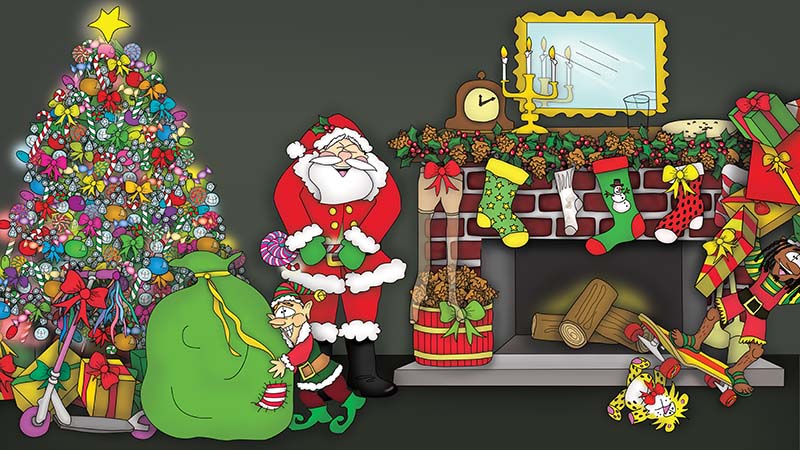 Bizzy Buddies - The Night Before Christmas Vuja Day