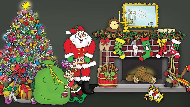 Bizzy Buddies - The Night Before Christmas Vuja Day