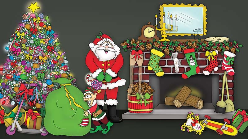 Bizzy Buddies - The Night Before Christmas Vuja Day