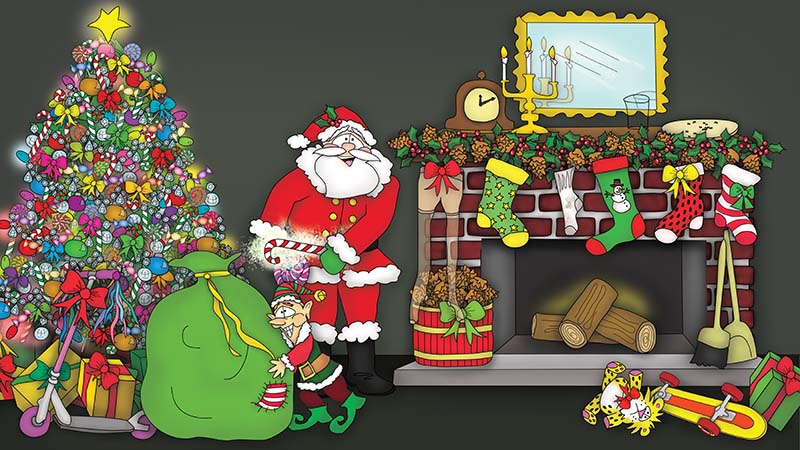 Bizzy Buddies - The Night Before Christmas Vuja Day