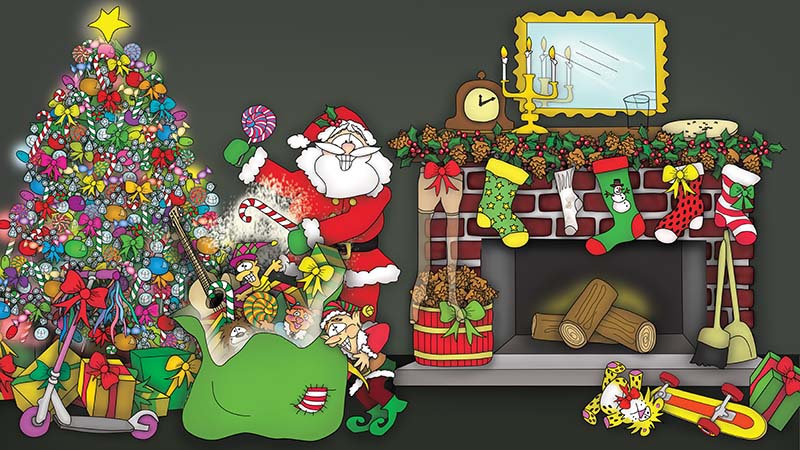 Bizzy Buddies - The Night Before Christmas Vuja Day