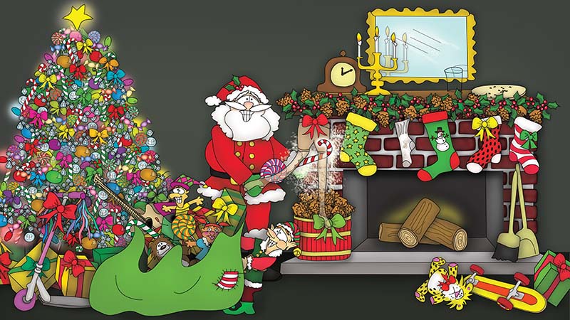 Bizzy Buddies - The Night Before Christmas Vuja Day