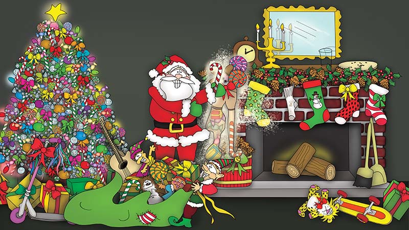 Bizzy Buddies - The Night Before Christmas Vuja Day