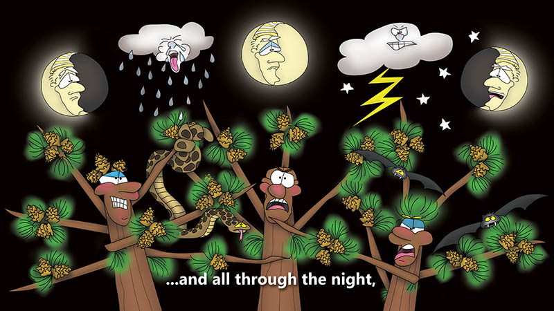 Bizzy Buddies - The Three Tree Brothers - multi lingual childrens stories english french italian spanish german portuguese