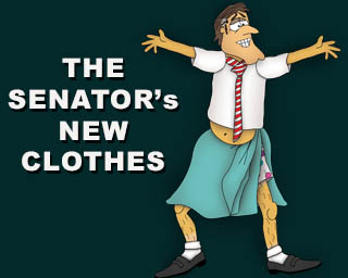 The Bizzy Buddies Snail's Pace Productions Humorous Illustrated Stories The Senator's New Clothes