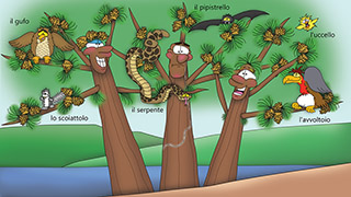 The Bizzy Buddies Snail's Pace Productions Humorous Illustrated Story Italian Language English Translation