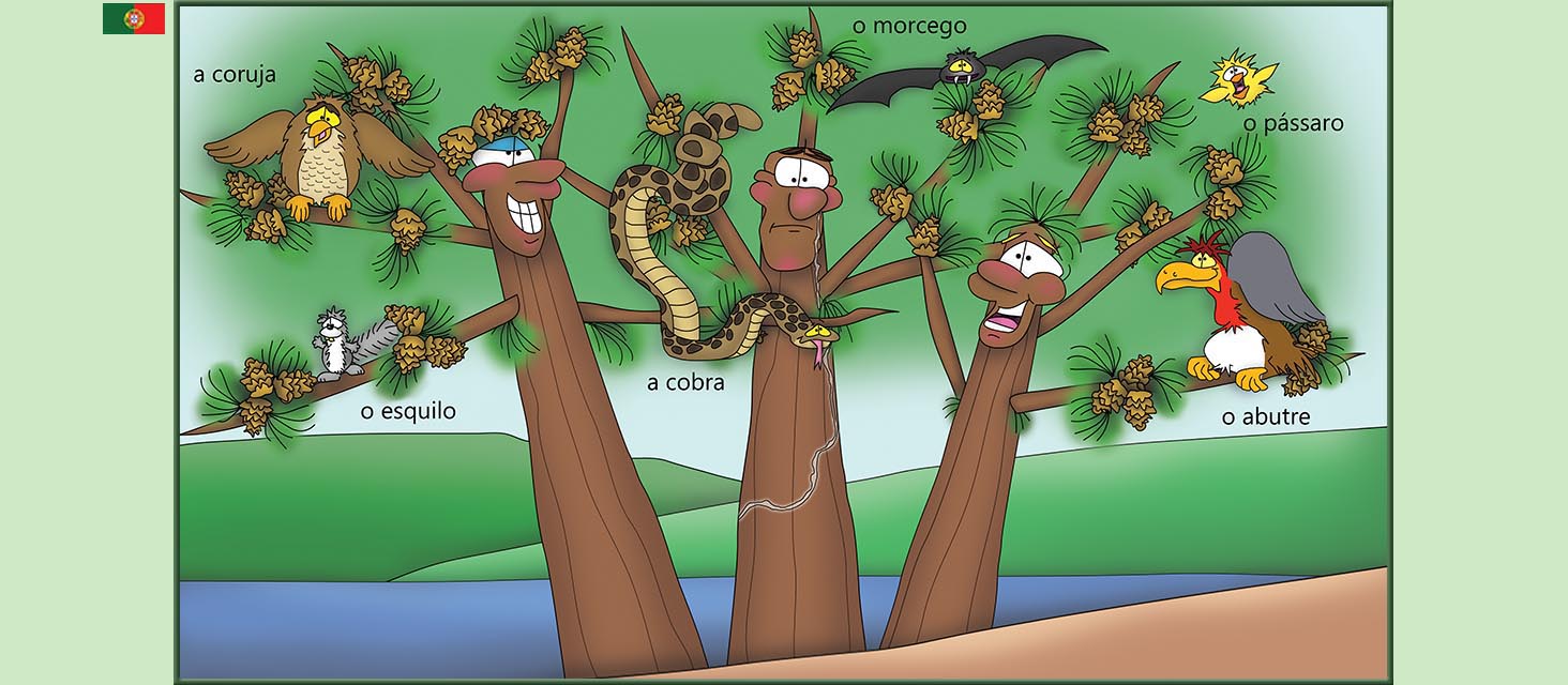 Bizzy Buddies Snail's Pace Productions The Three Tree Brothers Historias educativas ilustradas e bem-humoradas em varias linguas