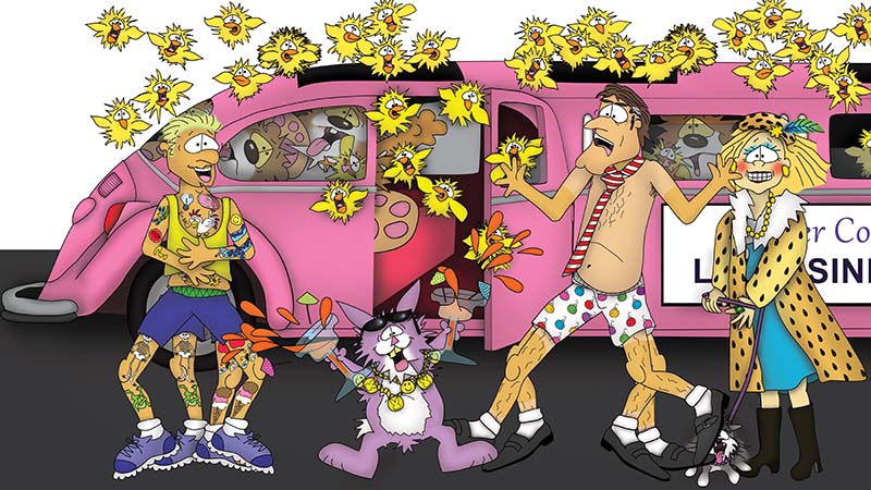 Bizzy Buddies - The Senator's New Clothes Snail's Pace Productions Vuja Day Writer Illustrator