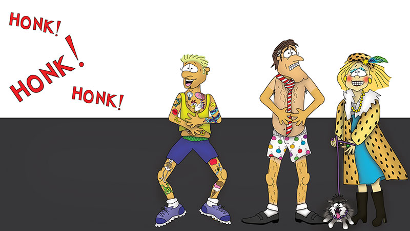 Senators New Clothes The Bizzy Buddies Snail's Pace Productions Vuja Day Artist Author Comedy