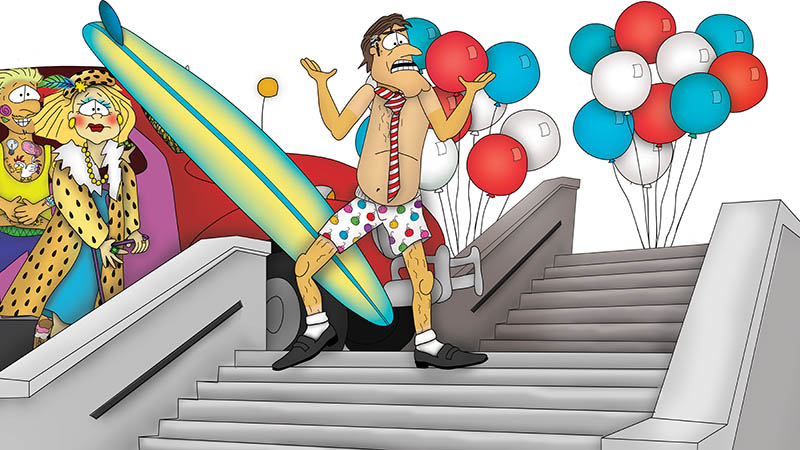 The Senators New Clothes The Bizzy Buddies Snail's Pace Productions Vuja Day Artist Author Comedy