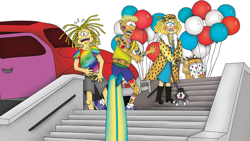 The Senators New Clothes The Bizzy Buddies Snail's Pace Productions Vuja Day Artist Author Comedy