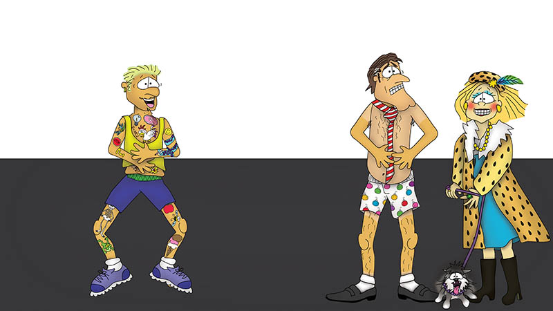 The Senator's New Clothes The Bizzy Buddies Snail's Pace Productions Vuja Day Artist Author Comedy